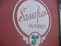 Contemporary sign on Sassafras (Race) St., Old Philadelphia