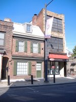 A restored historical house on Second St., Old Philadelphia